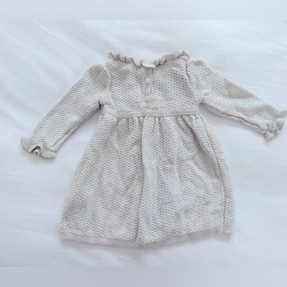Janie and Jack Baby Shimmer Sweater Dress 3-6 months - Picture 5 of 5